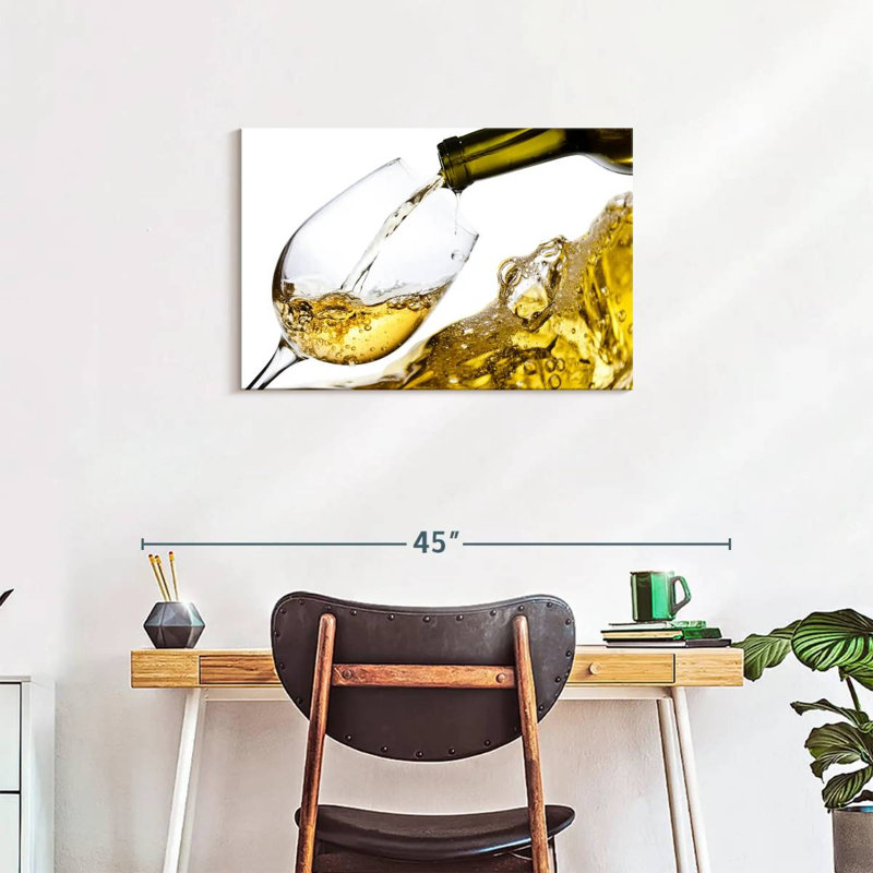 Yarlin White Wine Splash, 20" H x 30" W
