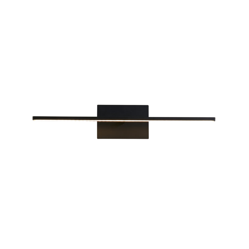 Dalyn LED Wallchiere, Matte Black, 8cm H x 41cm W x 10cm D