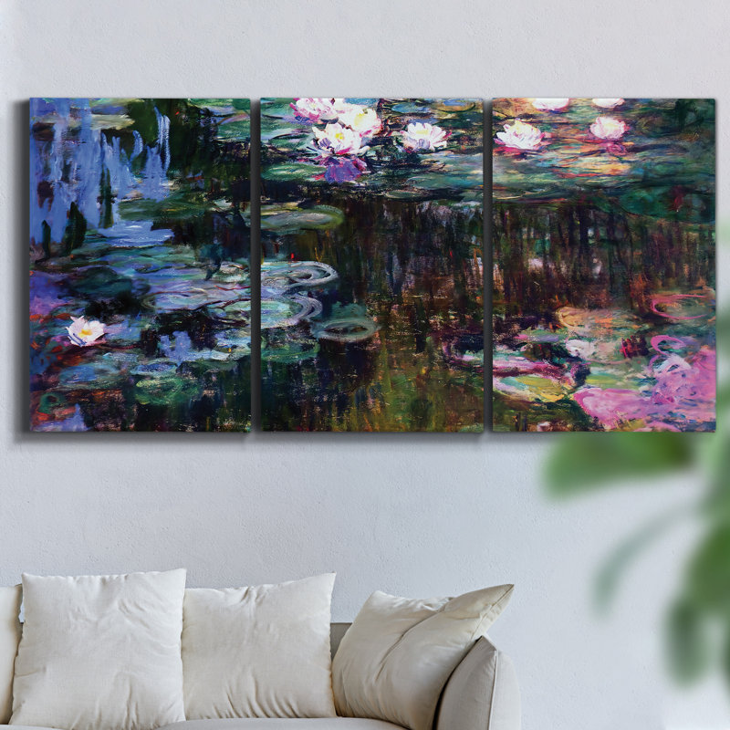 " Stone Slices I " 3 - Pieces, 27" H x 54" W x 2" D