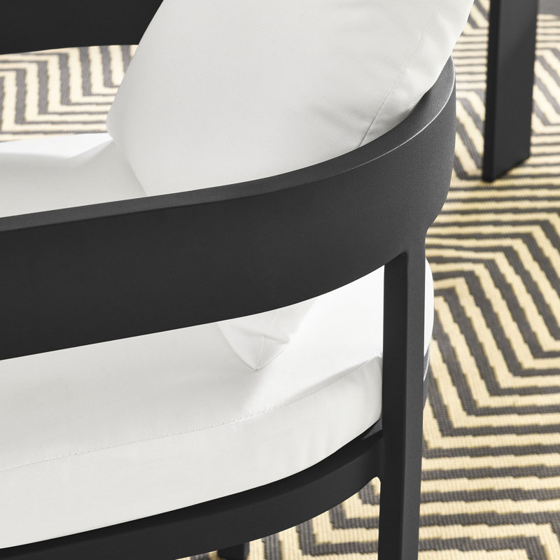 Chaise de patio en aluminium Tahoe, Blanc