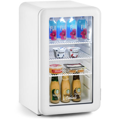 Cooluli Decor 2.4 Cuft Glass Door Beverage Cooler