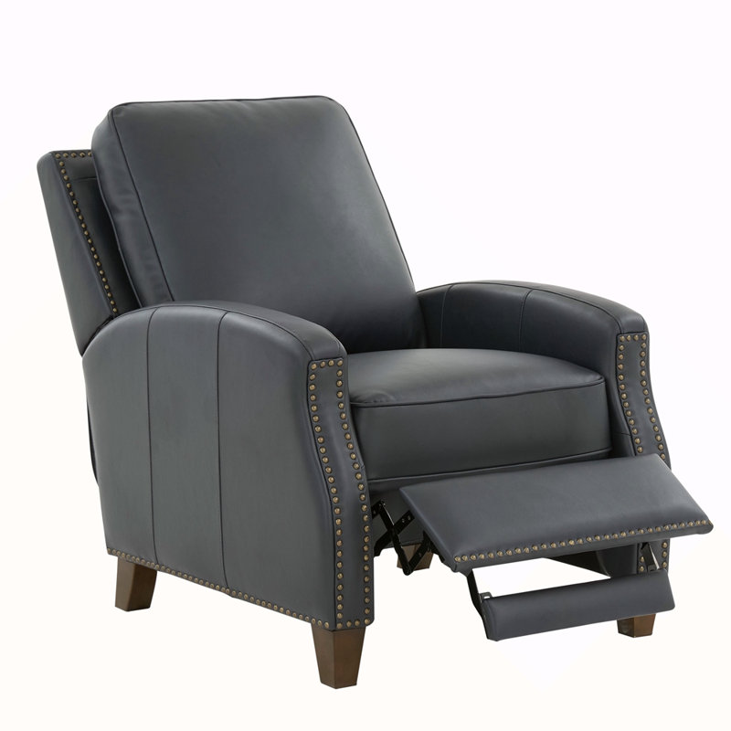 Fauteuil inclinable en similicuir, Bleu