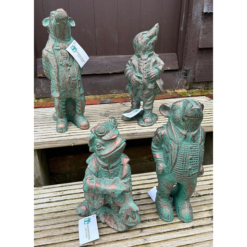 Charquita Toad Weather Resistant Aluminium Garden Statue