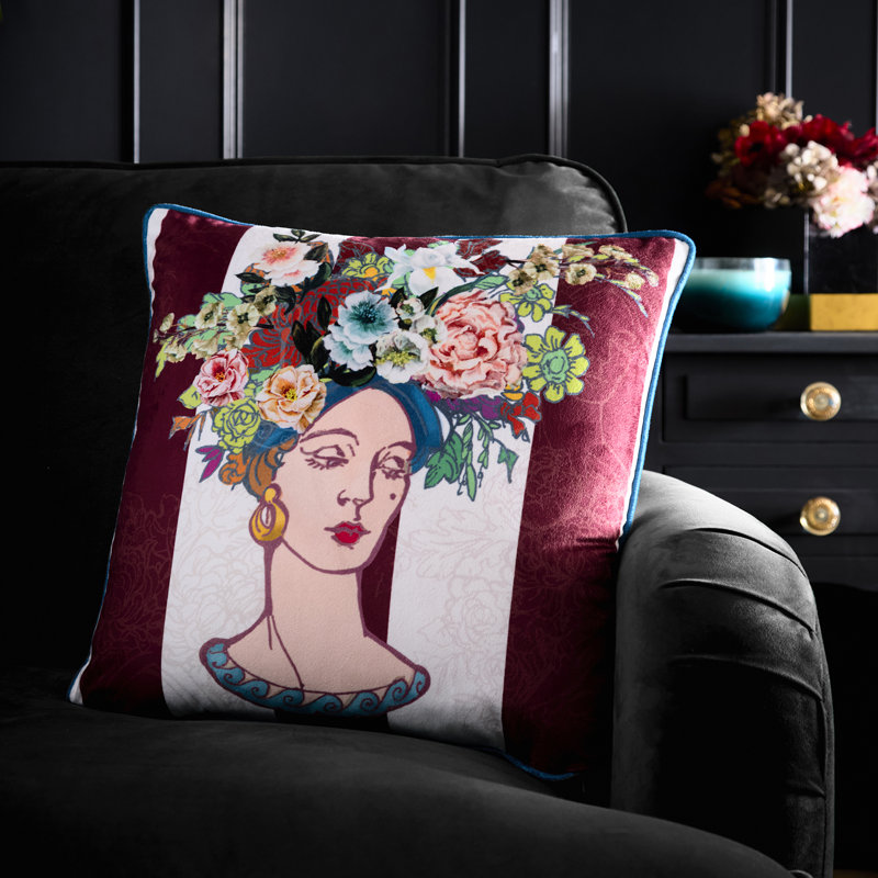 Laurence Llewelyn-Bowen Bouquet Lady Cushion Multi, Filled Cushion