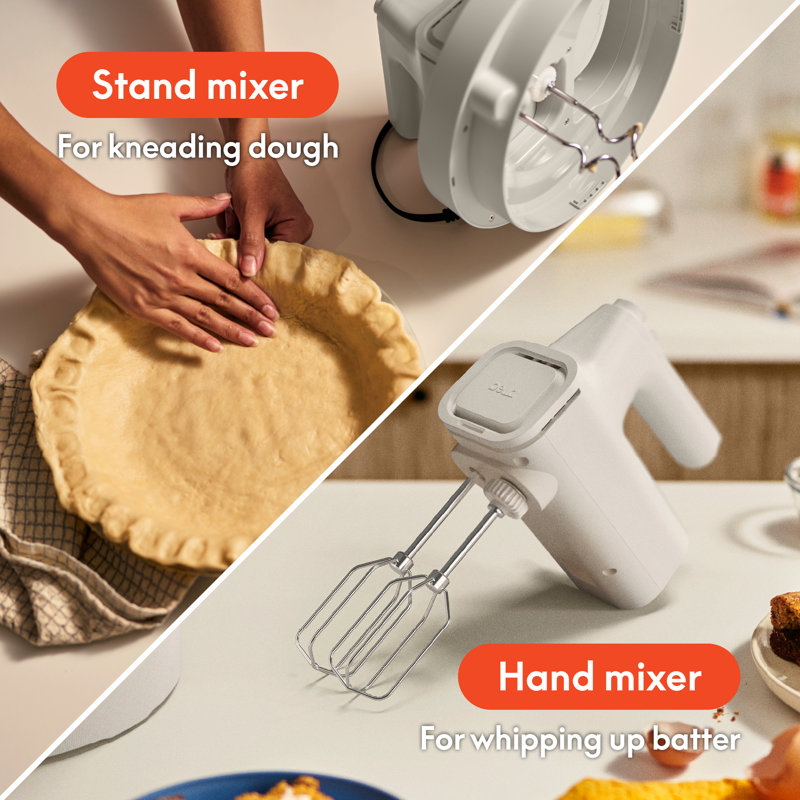 Bella 3.5 QT Hand Stand Mixer, Oatmilk