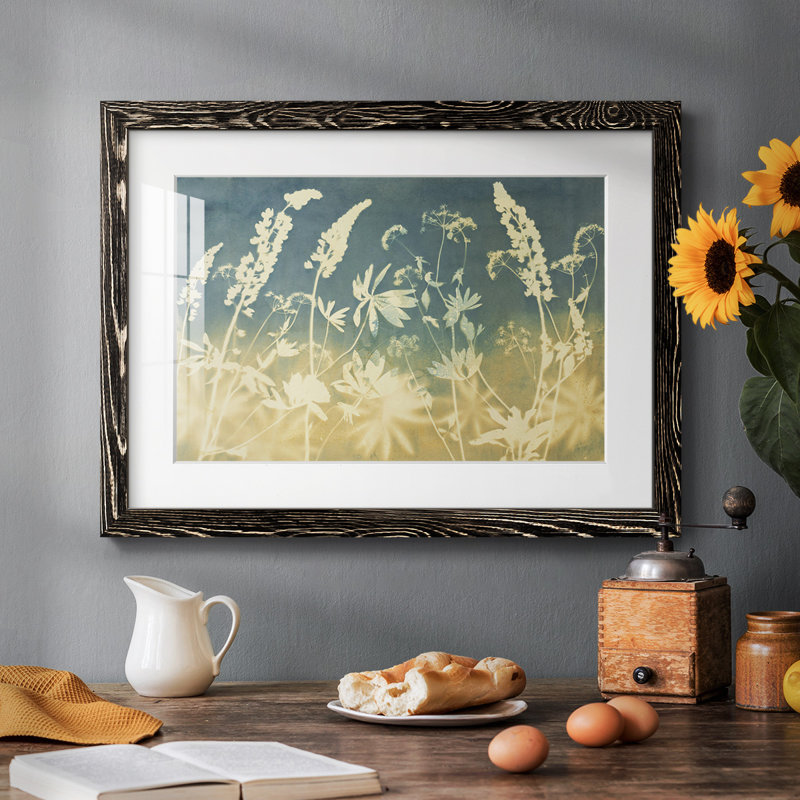 Solstice Lupin - reproduction d'un seul cadre photo sur toile, Noir, H 18 po x l 26 po x P 1,5 po