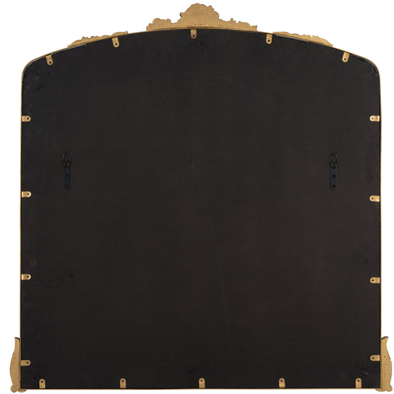 Adeline Arch Metal Mirror, 39" x 37.75", Antique Bronze