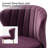 Euclid Modern Tufted Velvet Wingback Dining Chair-378649005