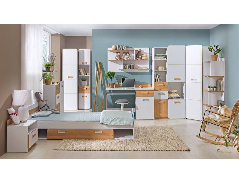 Oribel 3 Piece Floating Shelf, White