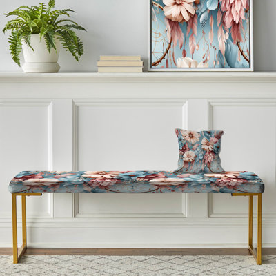 Motif bohème rose et bleu Dreamcatchers Boho
