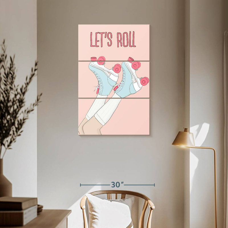 Senne Let's Roller Skate, 57" H x 36" W