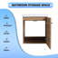 Ensemble de meuble-lavabo simple 19,02 po avec plateau en céramique Danna