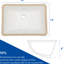 Lavabo de salle de bain en porcelaine blanche Pure Pure