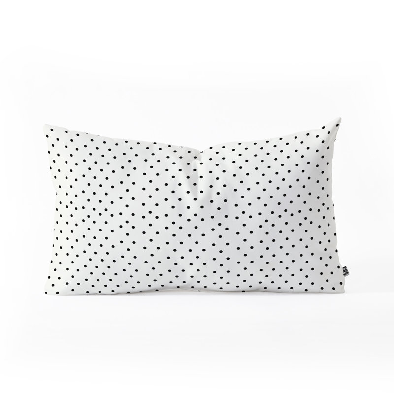 Allyson Johnson Tiny Polka Dots Lumbar Pillow