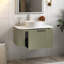 Meuble-lavabo flottant mural 30 po avec lavabo-570434172