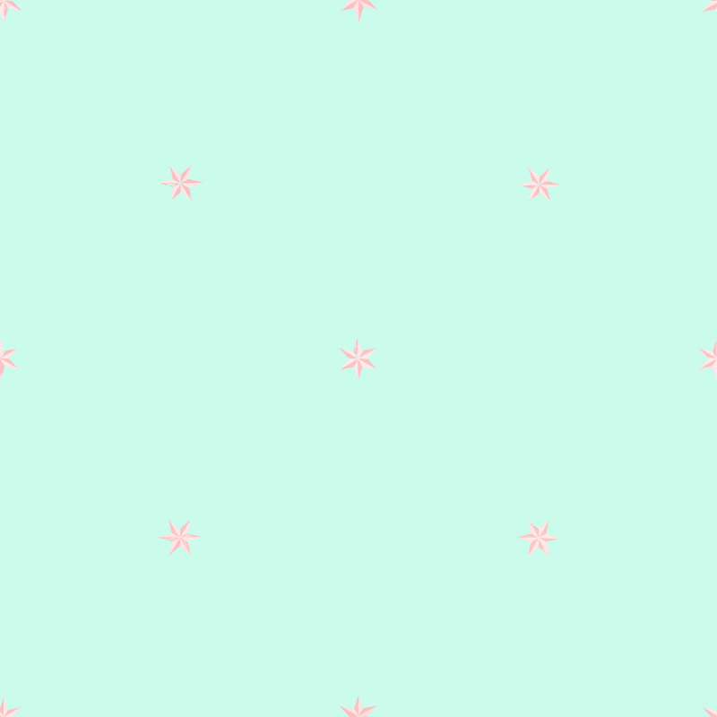 Paule Marrot Geometric Wallpaper Double Roll, Aqua/Pink