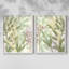 «Dreamy Tropical Leaves I», reproduction encadrée de qualité supérieure - prête à être accrochée - aucun clou requis - aucun clou requis-1906021606-1906021617