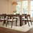 Modern 72" Rectangular Dining Table-2024531885