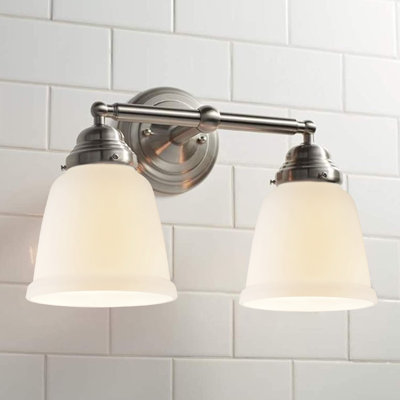 4.75'' H x 5.375'' W Glass Bell Ceiling Fan Fitter Shade