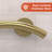 WAVE 18 in. x 1.25 in. Grab Bar, ADA Compliant for Bath and Shower Safety (500 lb. Capacity) in Brushed Gold-125361707-125361702