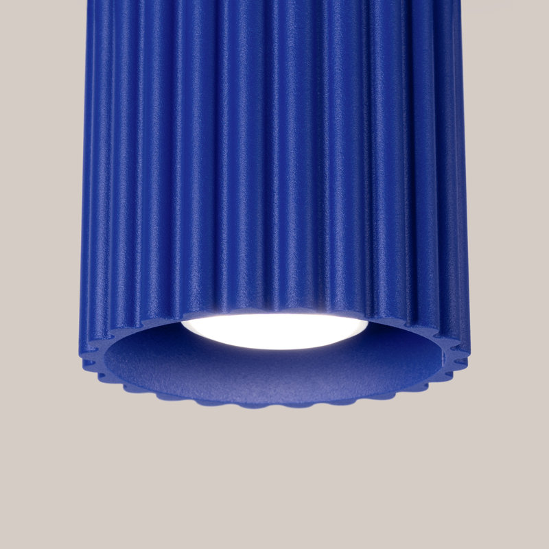 Aura Aluminium Flush Mount, Ultramarine, 10x10x10 cm, 1 Light