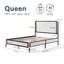 Lit plateforme tapissier Lucero-1875381311