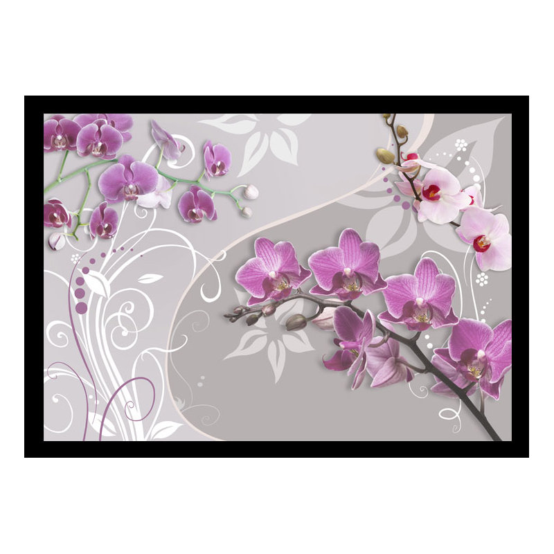 Flight of Orchids 2.10m x 300cm Wallpaper, 400 cm x 280 cm, Purple