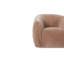 Fauteuil demi-tonneau pivotant moderne avec dossier courbé-478488987
