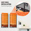 File Wall Rack Mesh Wall File Holder 2-Piece 10 Pockets for Office/School