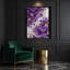 "Abstract Florals", art mural sur toile mauve-1023959215