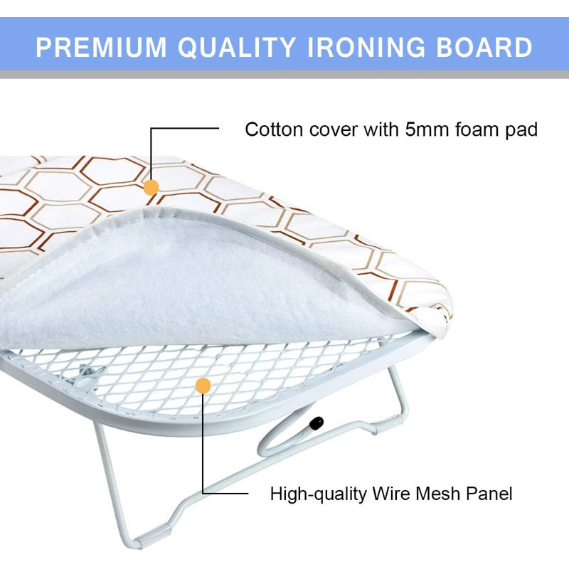 Compact Folding Ironing Board - Space-Saving Design, Durable Alloy Steel, Perfect For Small Spaces