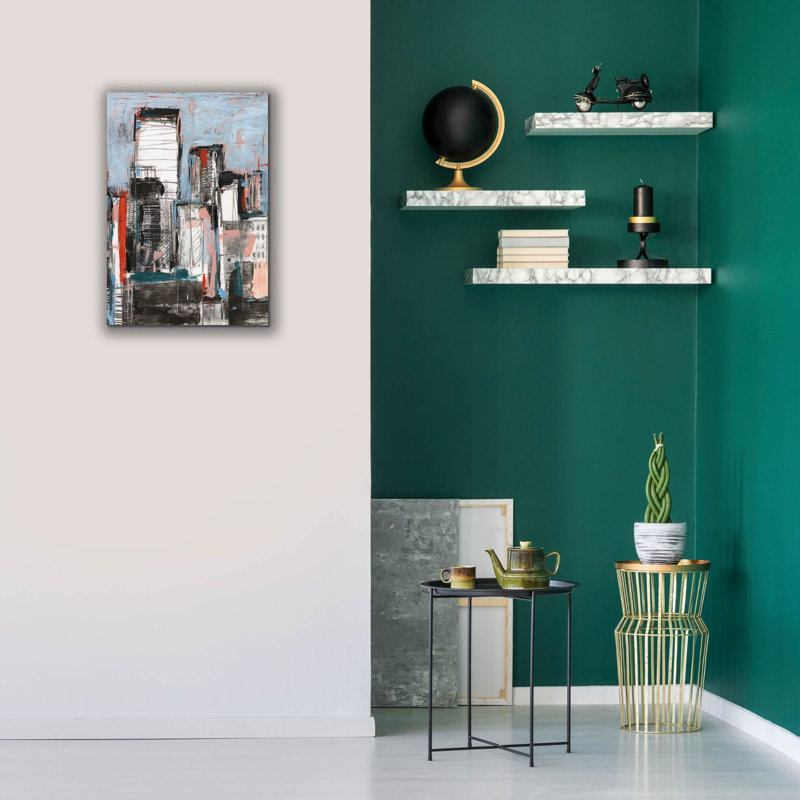 «Bustle 2» par Ethan Harper, art mural sur toile, H 26 po x l 18 po x P 0,75 po