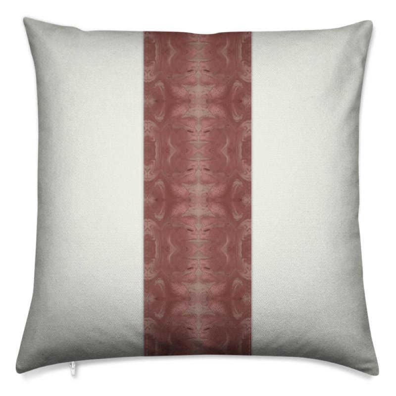 Gilt Square Pillow Cover & Insert, 22"H x 22"W