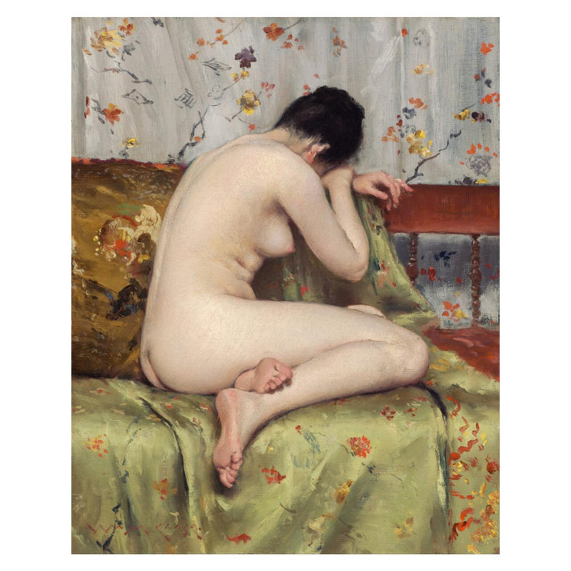 «A Modern Magdalen» par William Merritt Chase - Estampe numérique, H 40 po x l 32 po