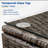 2-Piece All-Weather Outdoor Rattan Patio Furniture Set With  25.2 Inches Width Armless Sofa & Coffee Table,