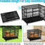 Cage pour chien robuste de 48 pouces avec roulettes, idéale pour les moyennes et grandes races, simple à monter, pliable - Cage indestructible