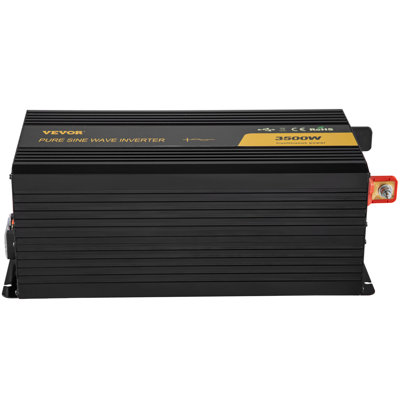 Pure Sine Wave Inverter 3500 Watt Power Inverter, DC 12V to AC
