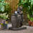 Esperanza Weather Resistant Floor Fountain with Light