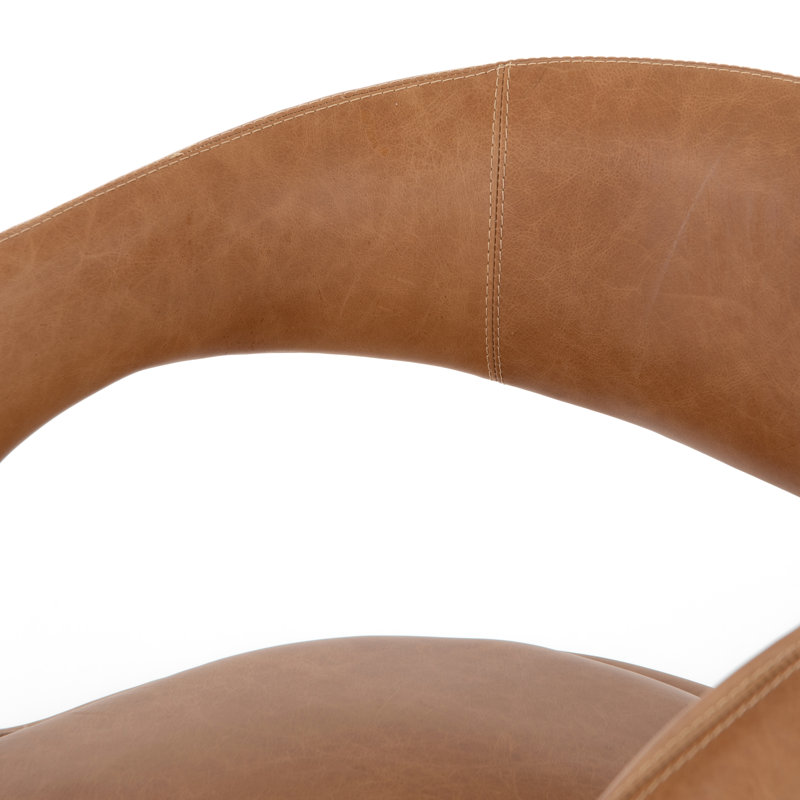 Hawkins Standard Upholstered Arm Chair, Butterscotch