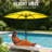  9 ft Patio Umbrella Outdoor Market Umbrella with Crank Lift,Sun Shade Cover for Garden, Deck, Poolside -883810001