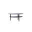 Glass Top Metal Base Dining Table