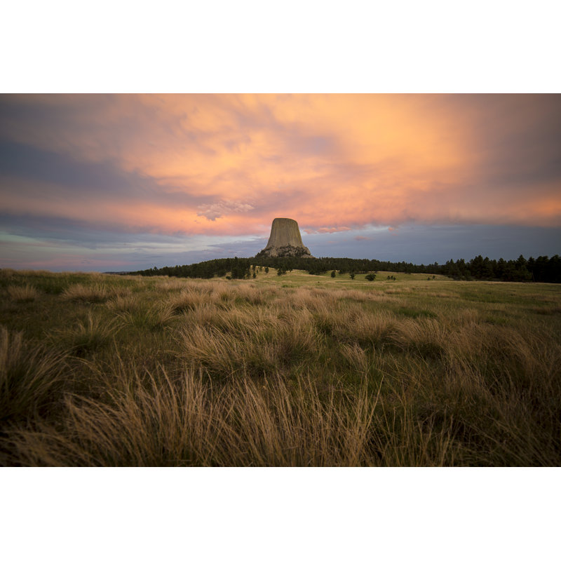 Devils Tower National Monument at Sunset 545810236, 30cm H x 46cm W