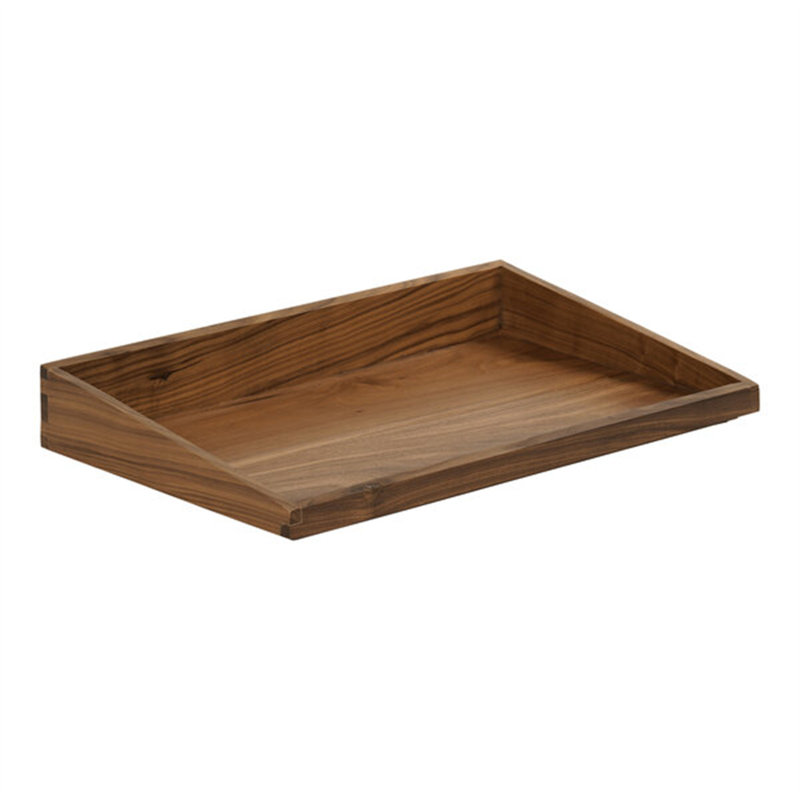 Cal-Mil Sydney Oak Angled Display Box 23442-1220-21 WS-211123442122021, 2.85" H x 11.4" W x 19" D, Brown