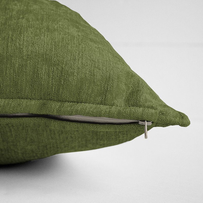 Burkina Navy Polyester Zipper Sham, Euro