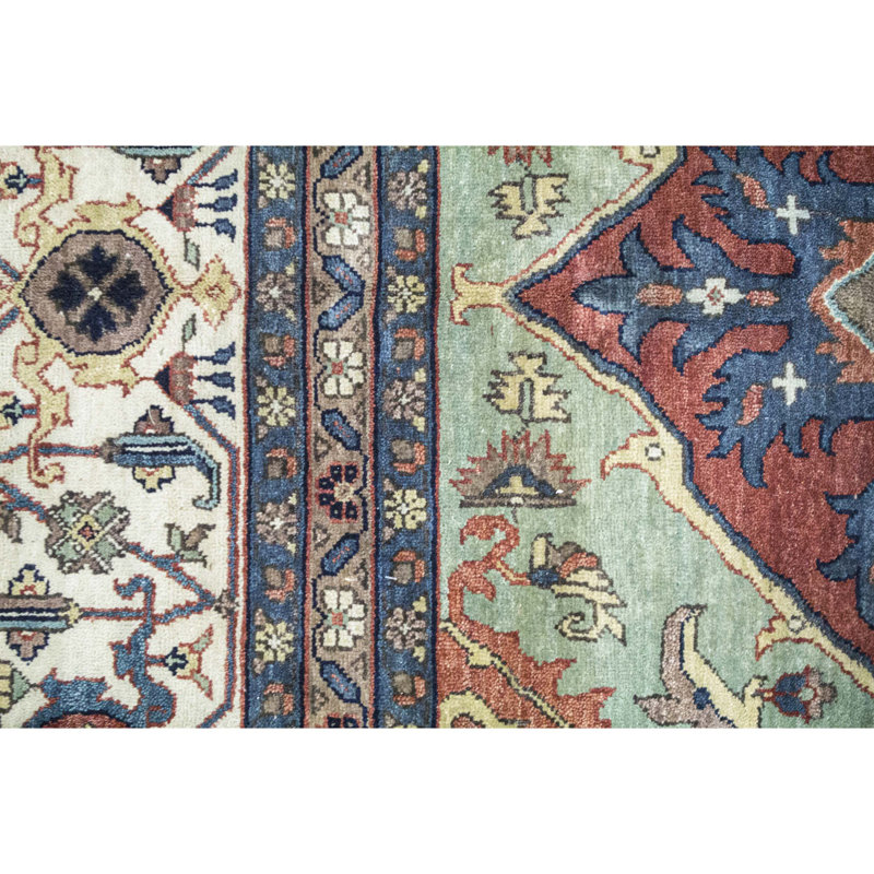 Bakshahesh Hand Knotted Wool Oriental Area Rug