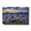 Toile épique Graffiti «Sunset Over Séoul» par Rick Berk, 40 po x 26 po