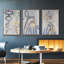 Linx I, ensemble de 3 toiles encadrées sur toile-97793192-97793191