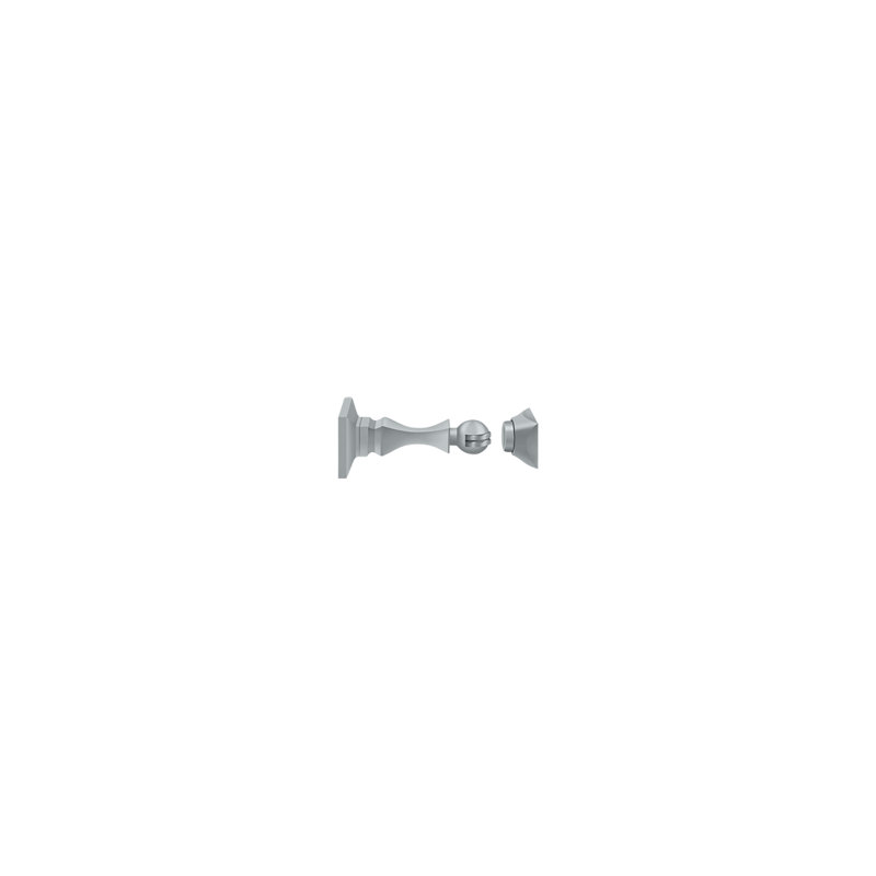 Brass Shutter / Door Accessory, Brushed Chrome