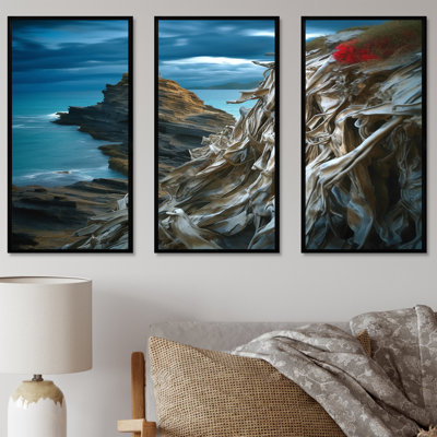 Coastal Lighthouse Guard II - art mural de phare de plage