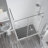 Bromley GS 69" x 72" Rectangle Hinged Shower Enclosure-75061088